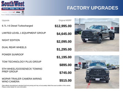 2026 RAM Ram 3500 RAM 3500 LIMITED CREW CAB 4X4 8' BOX