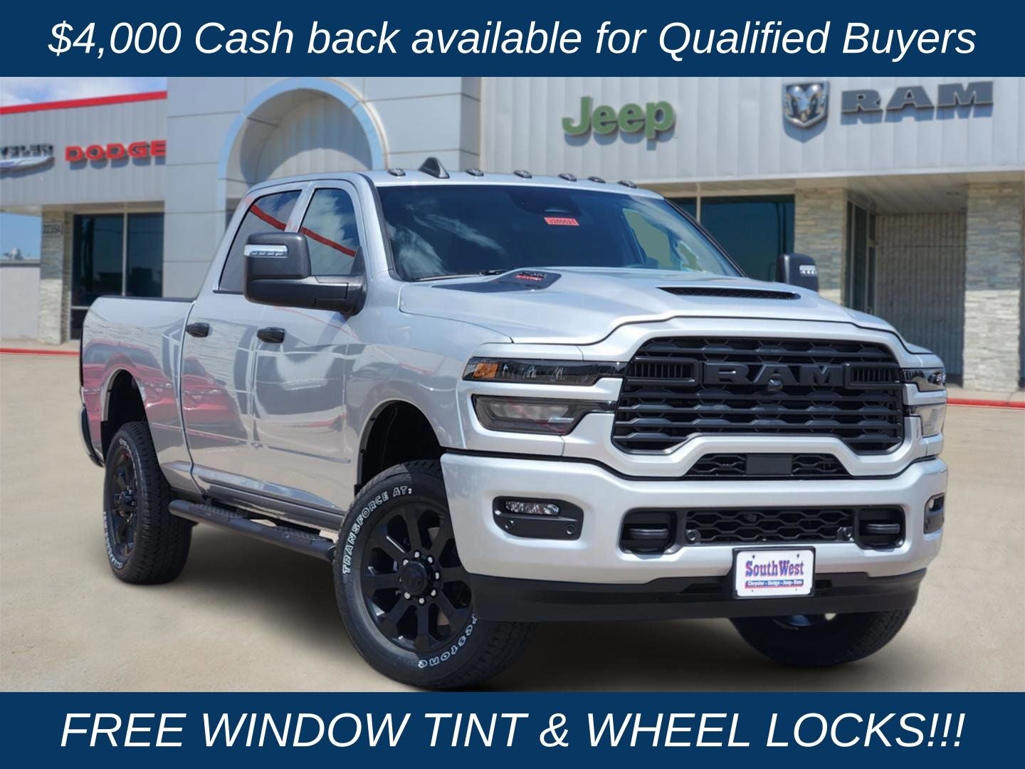 2026 RAM Ram 2500 RAM 2500 BLACK EXPRESS CREW CAB 4X4 6'4' BOX