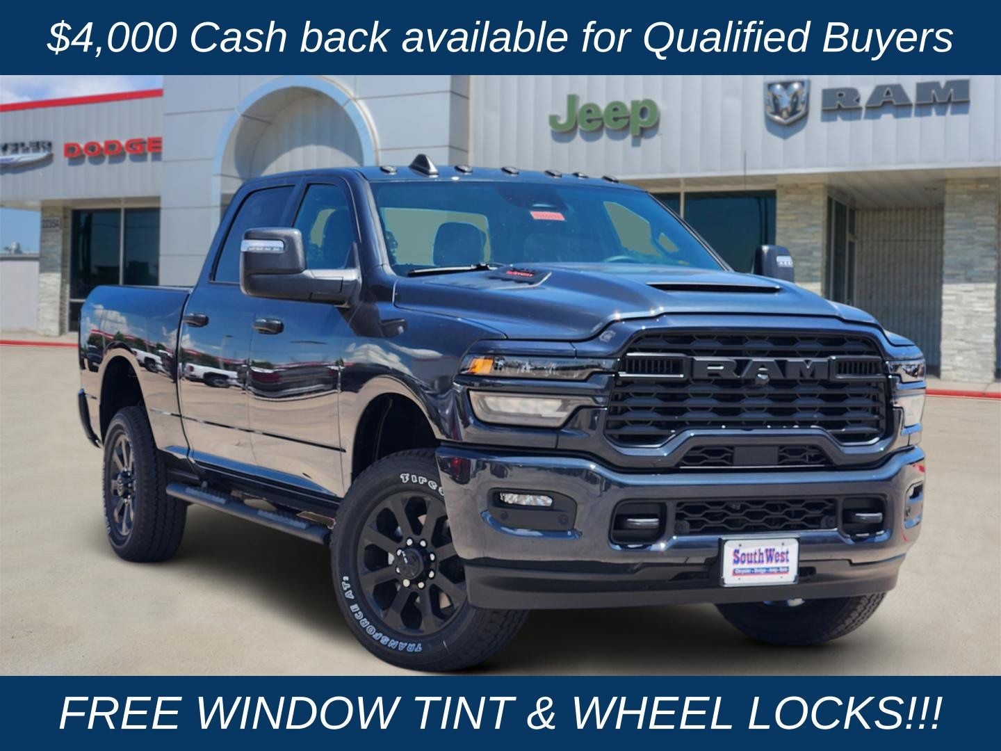 2026 RAM Ram 2500 RAM 2500 BLACK EXPRESS CREW CAB 4X4 6'4' BOX