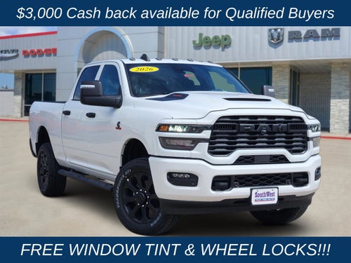 2026 RAM Ram 2500 RAM 2500 BLACK EXPRESS CREW CAB 4X4 6'4' BOX