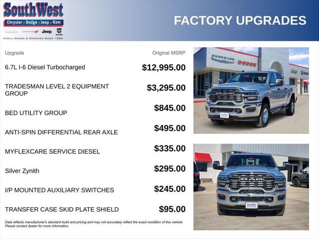 2026 RAM Ram 2500 RAM 2500 TRADESMAN CREW CAB 4X4 6'4' BOX