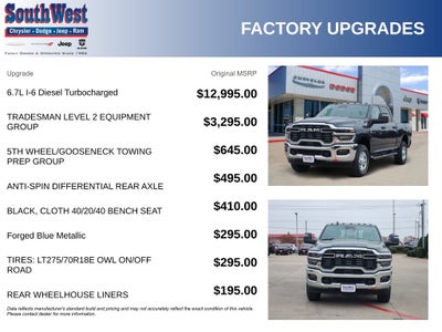 2026 RAM Ram 2500 RAM 2500 TRADESMAN CREW CAB 4X4 6'4' BOX