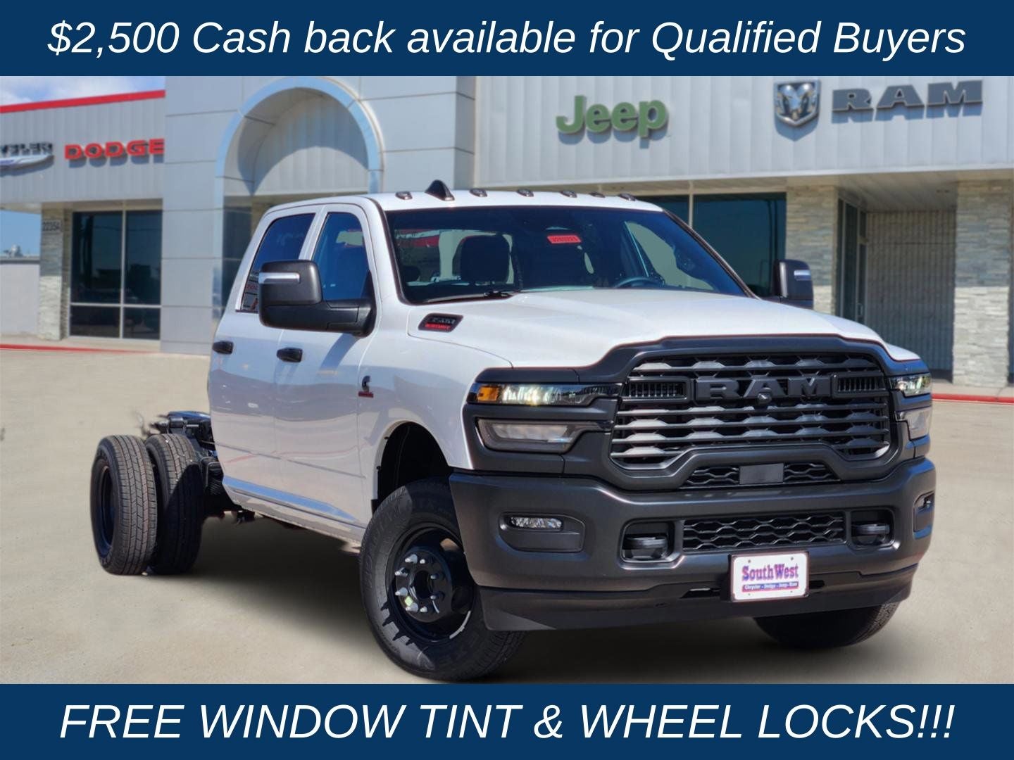 2026 RAM Ram 3500 Chassis Cab RAM 3500 TRADESMAN CREW CAB CHASSIS 4X4 60' CA