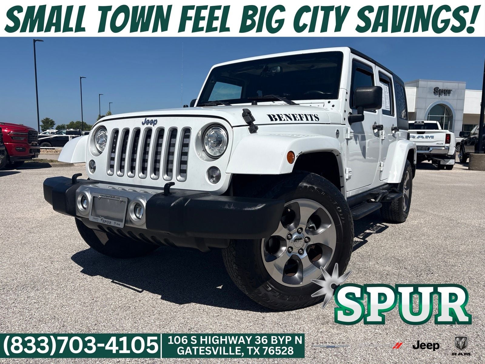 2018 Jeep Wrangler JK Unlimited Sahara 4x4