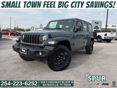 2026 Jeep Wrangler WRANGLER 4-DOOR SPORT