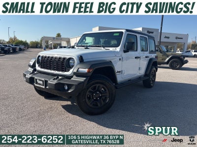 2026 Jeep Wrangler WRANGLER 4-DOOR SPORT