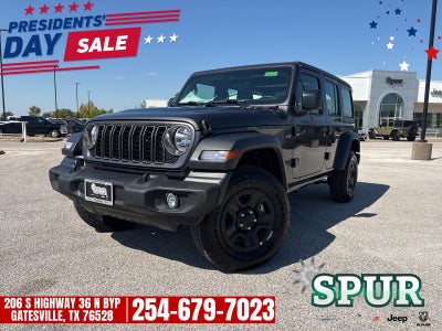 2026 Jeep Wrangler WRANGLER 4-DOOR SPORT