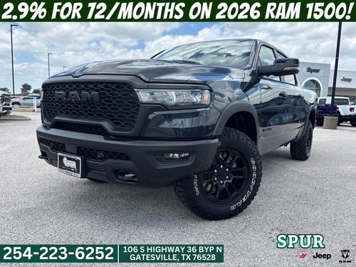 2026 RAM Ram 1500 RAM 1500 REBEL CREW CAB 4X4 5'7' BOX