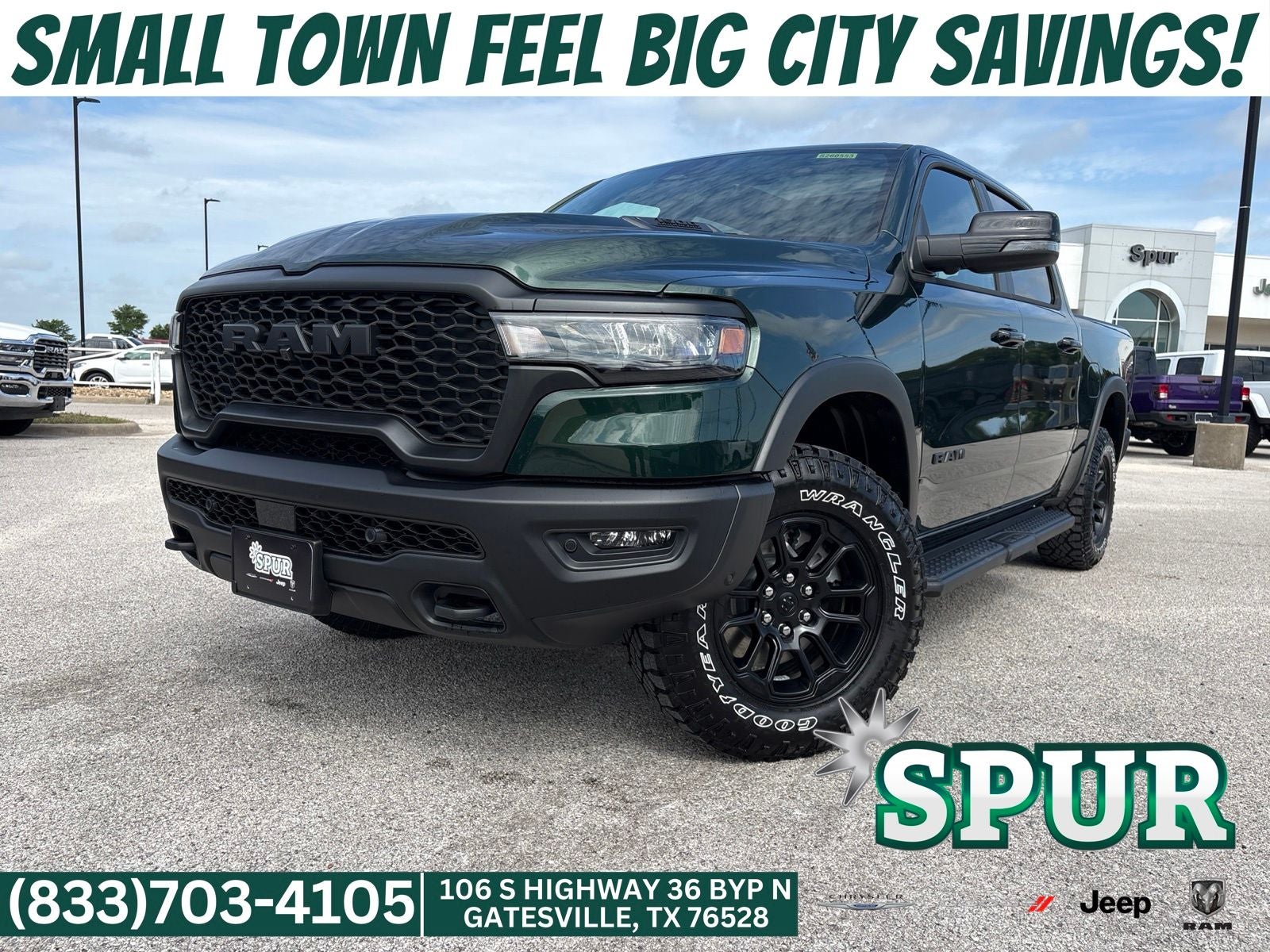 2026 RAM Ram 1500 RAM 1500 REBEL CREW CAB 4X4 5'7' BOX