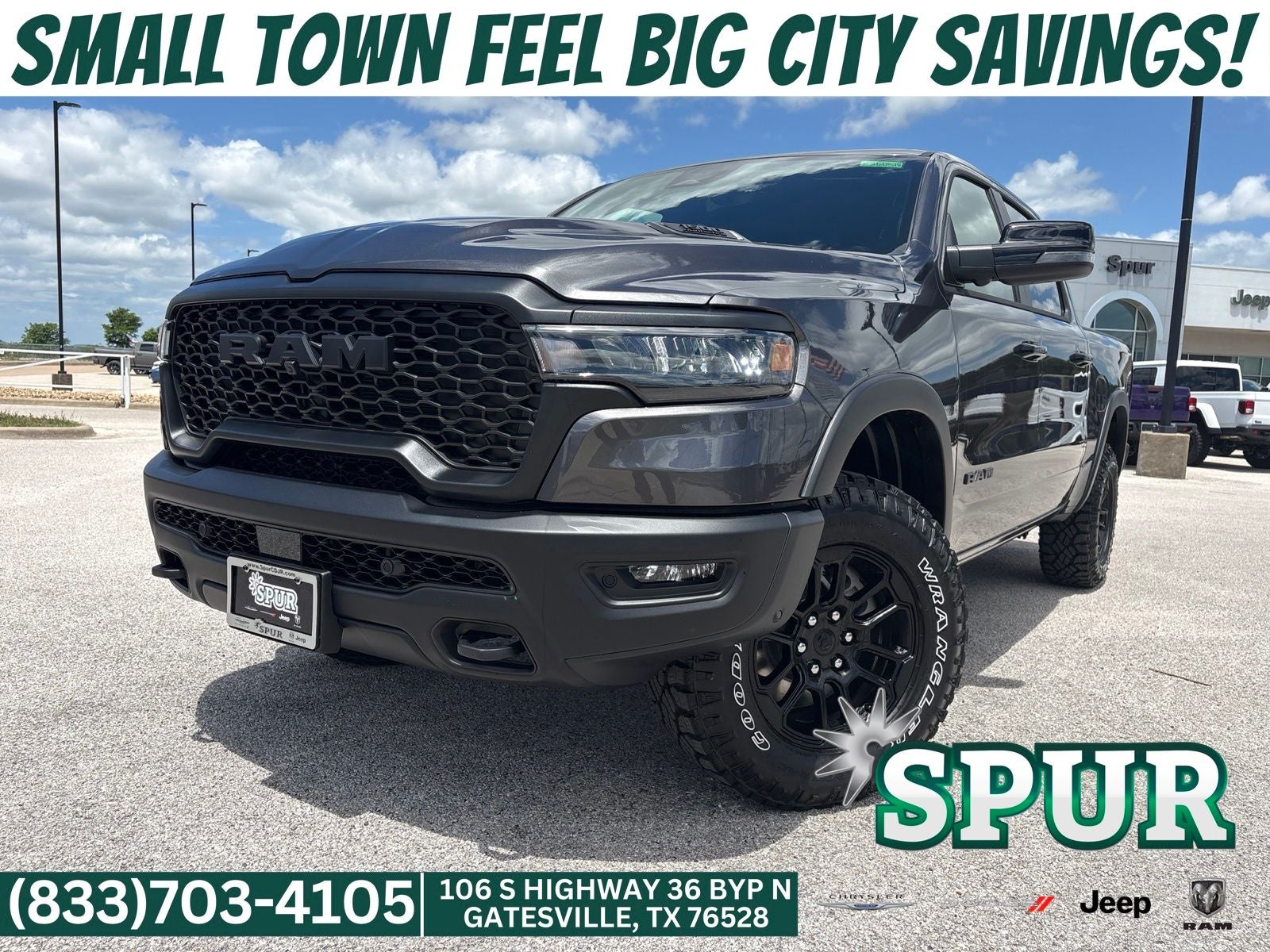 2026 RAM Ram 1500 RAM 1500 REBEL CREW CAB 4X4 5'7' BOX