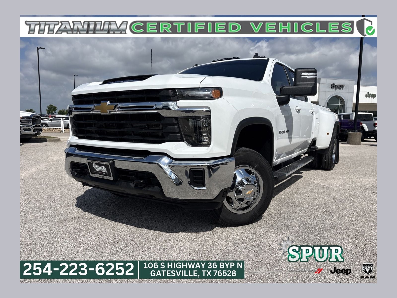 2024 Chevrolet Silverado 3500HD 4WD Crew Cab Long Bed LT