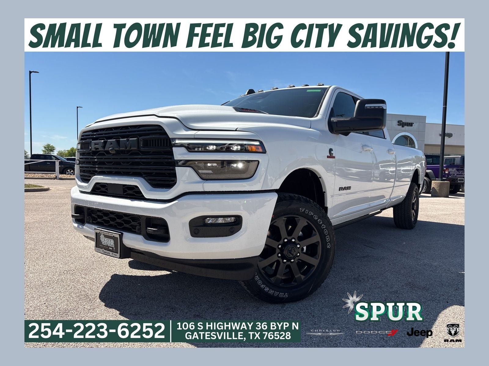 2026 RAM Ram 3500 RAM 3500 LARAMIE CREW CAB 4X4 8' BOX