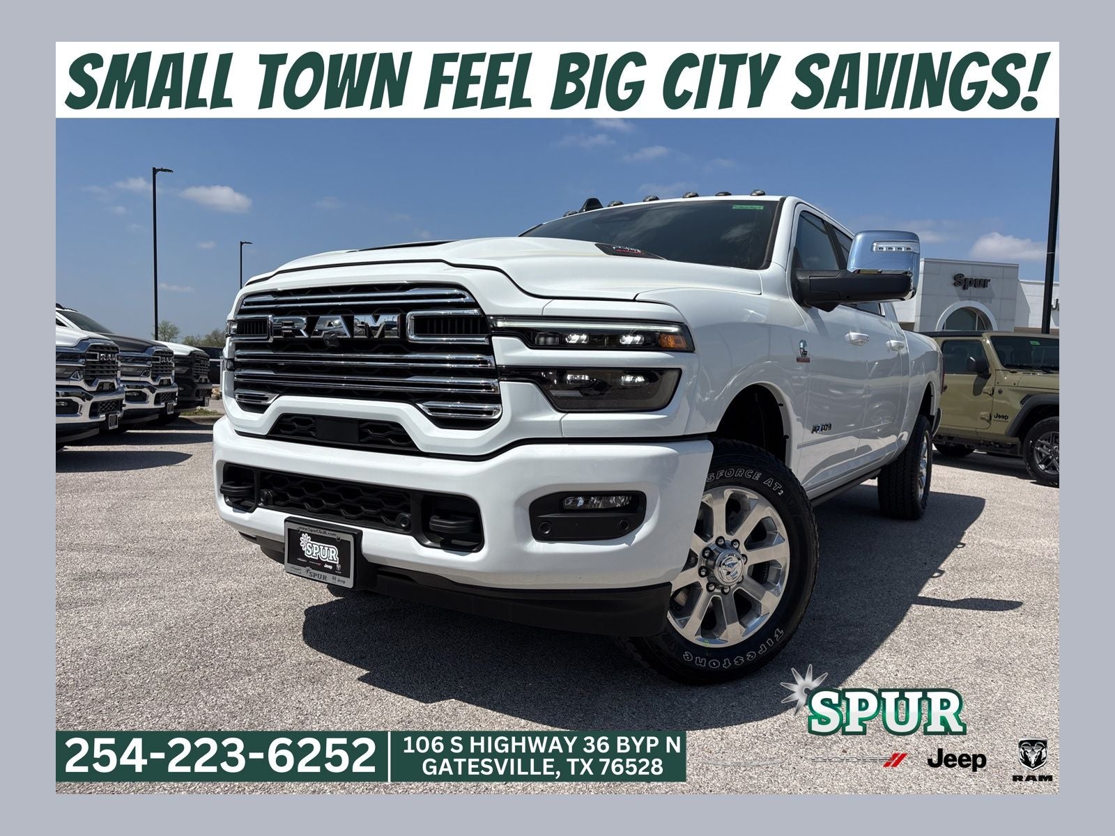2026 RAM Ram 2500 RAM 2500 LARAMIE MEGA CAB 4X4 6'4' BOX