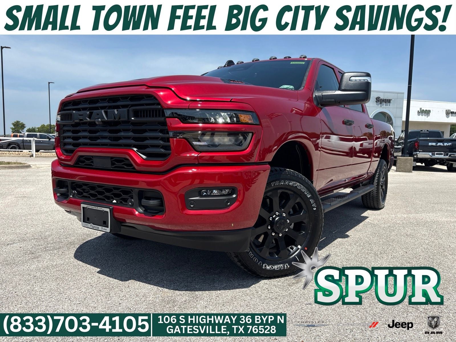 2026 RAM Ram 2500 RAM 2500 BLACK EXPRESS CREW CAB 4X4 6'4' BOX