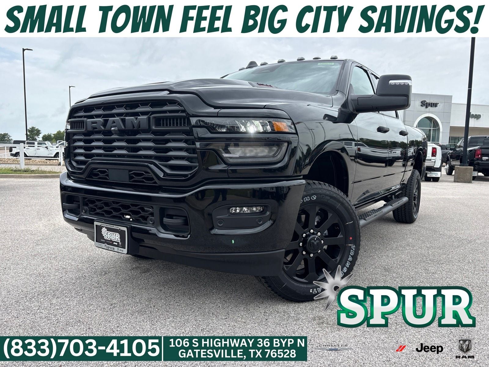 2026 RAM Ram 2500 RAM 2500 BLACK EXPRESS CREW CAB 4X4 6'4' BOX