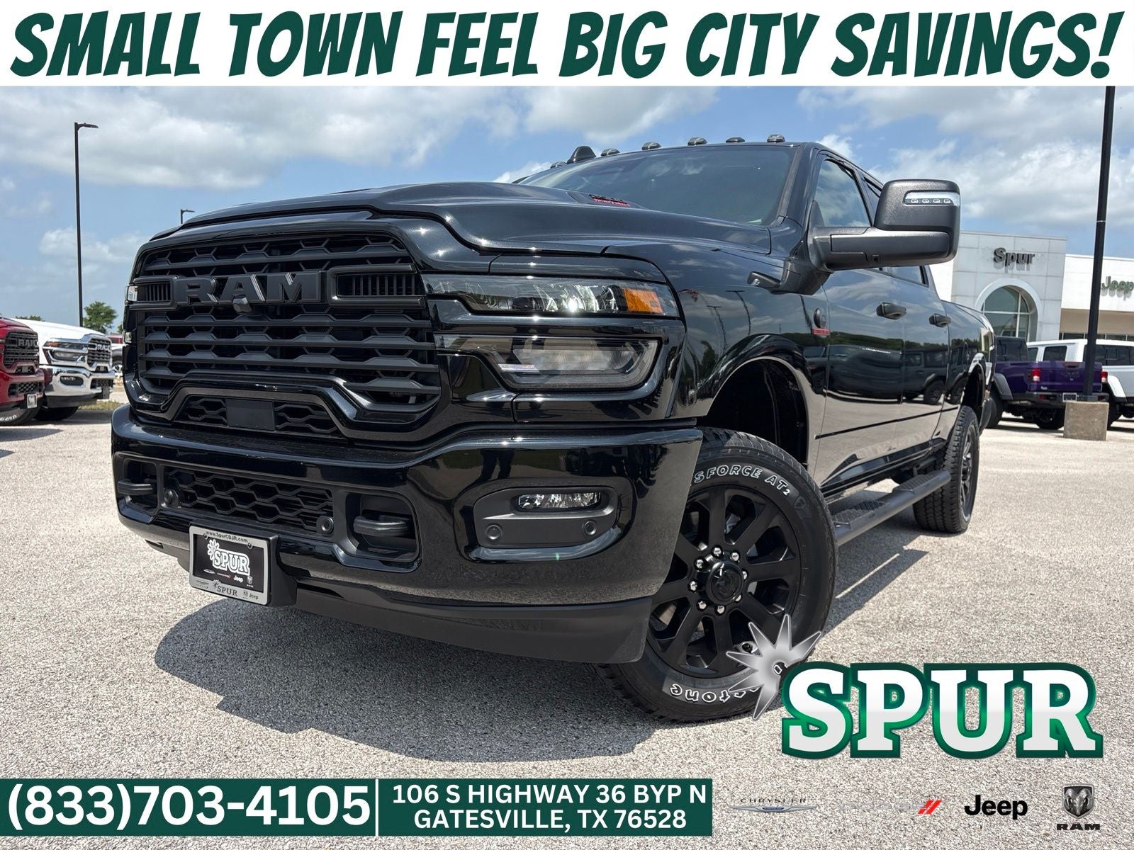 2026 RAM Ram 2500 RAM 2500 BLACK EXPRESS CREW CAB 4X4 6'4' BOX