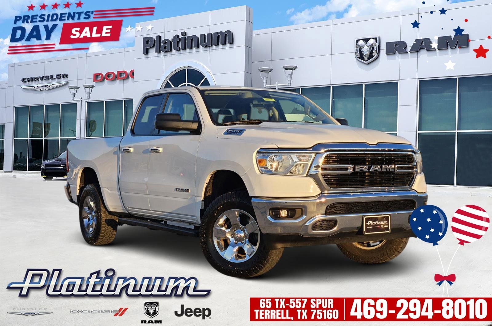 2020 RAM Ram 1500 Big Horn Quad Cab 4x4 6'4' Box