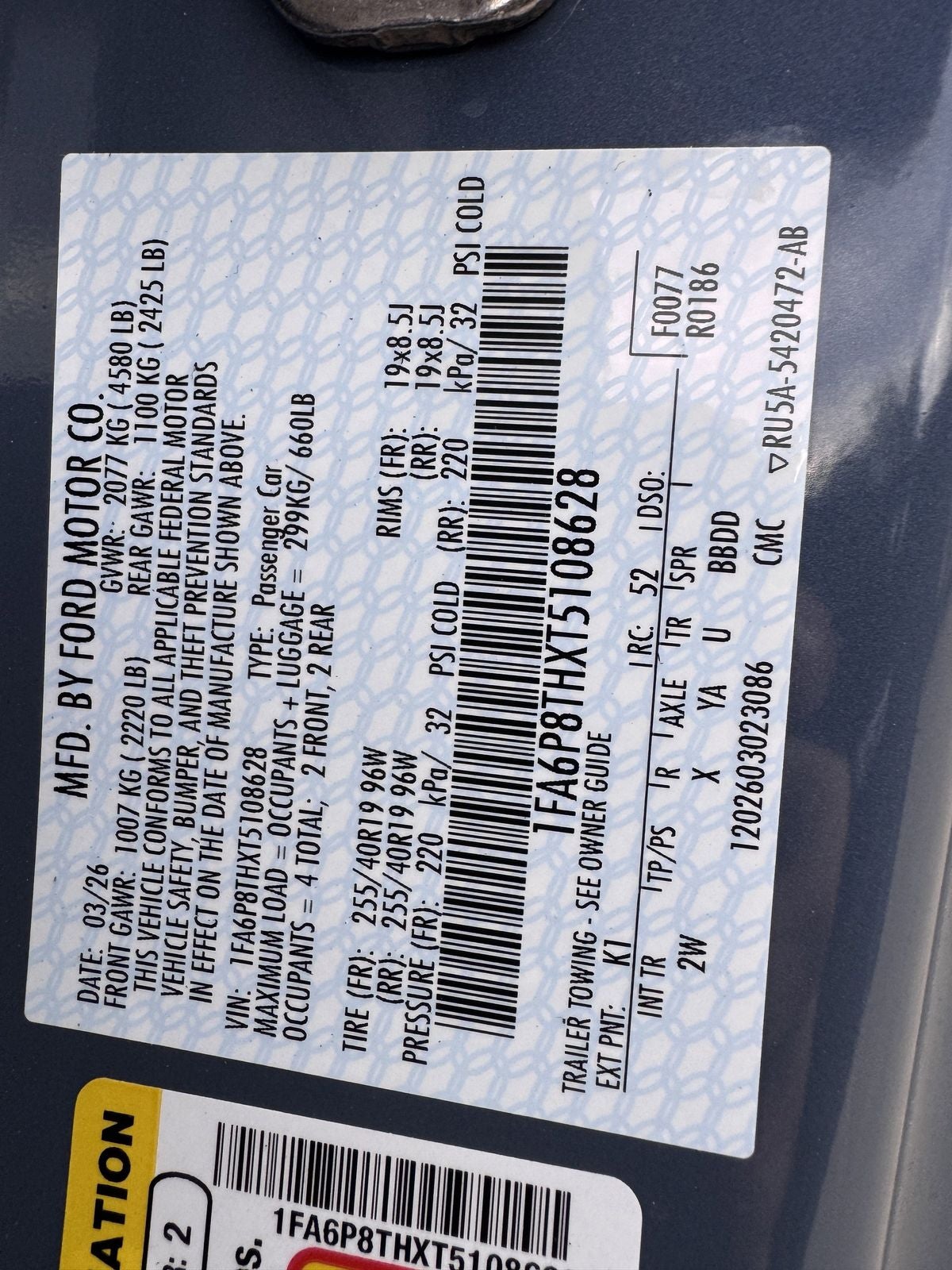 2026 Ford Mustang EcoBoost