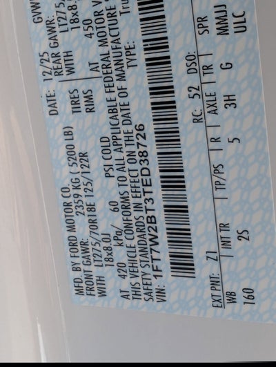 2026 Ford F-250SD F-250® XLT