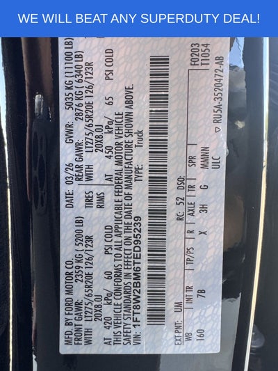 2026 Ford F-250SD Platinum