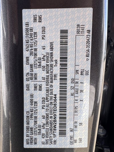 2026 Ford F-250SD F-250® Lariat®