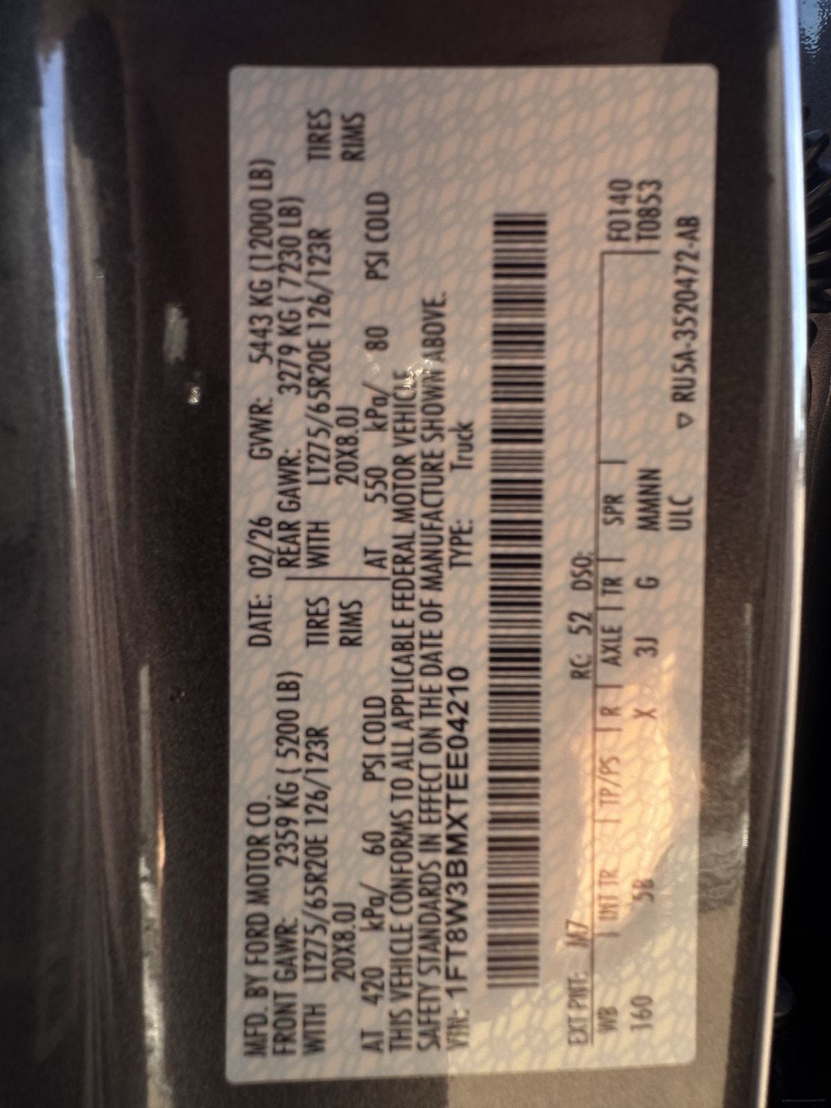 2026 Ford F-350SD Lariat