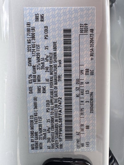 2026 Ford F-150 Lariat