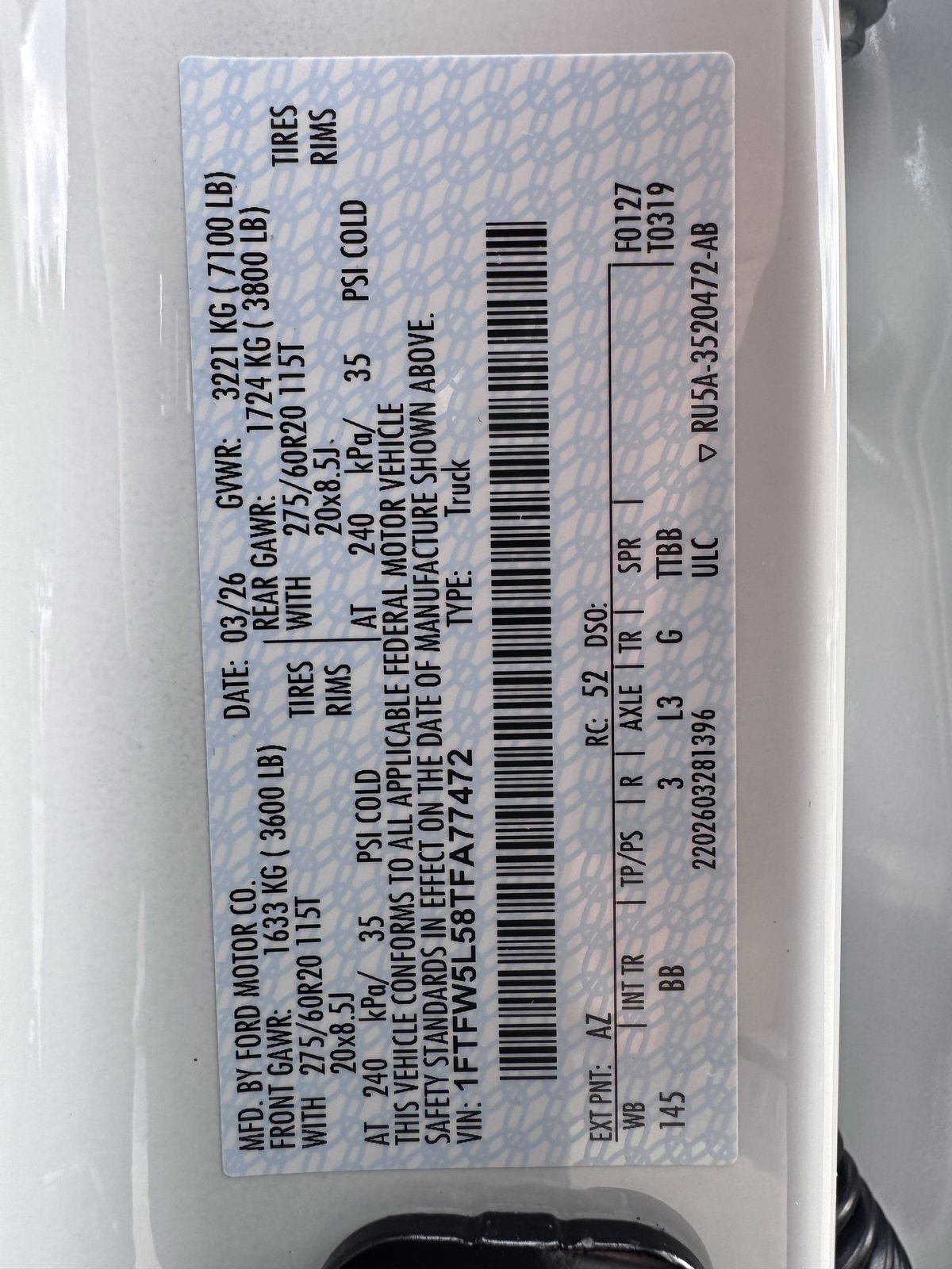 2026 Ford F-150 Lariat