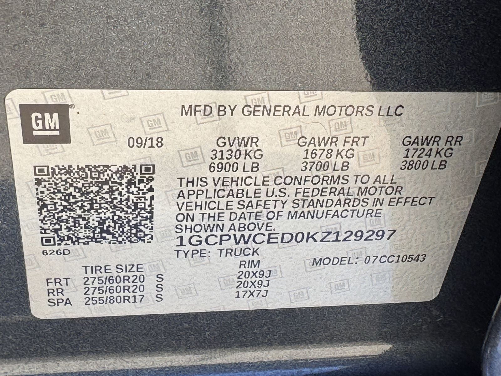 2019 Chevrolet Silverado 1500 LT Texas Edition