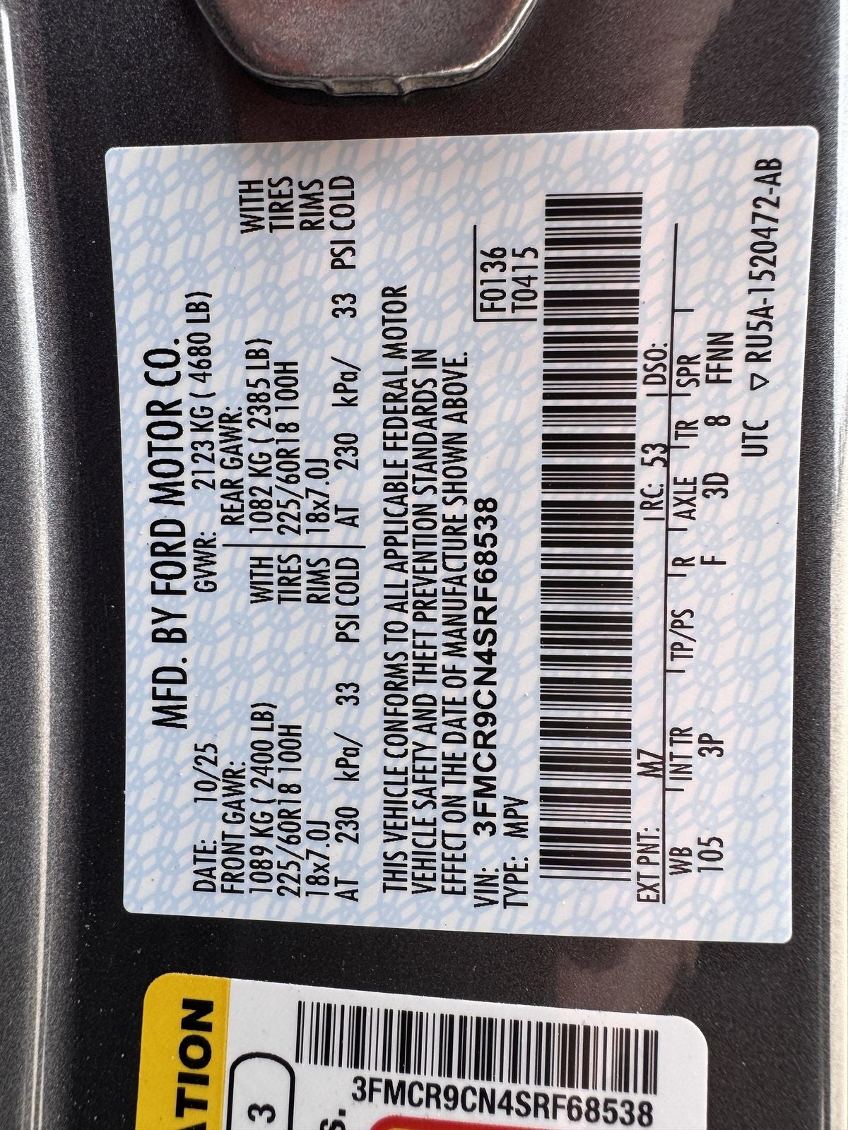 2025 Ford Bronco Sport Outer Banks