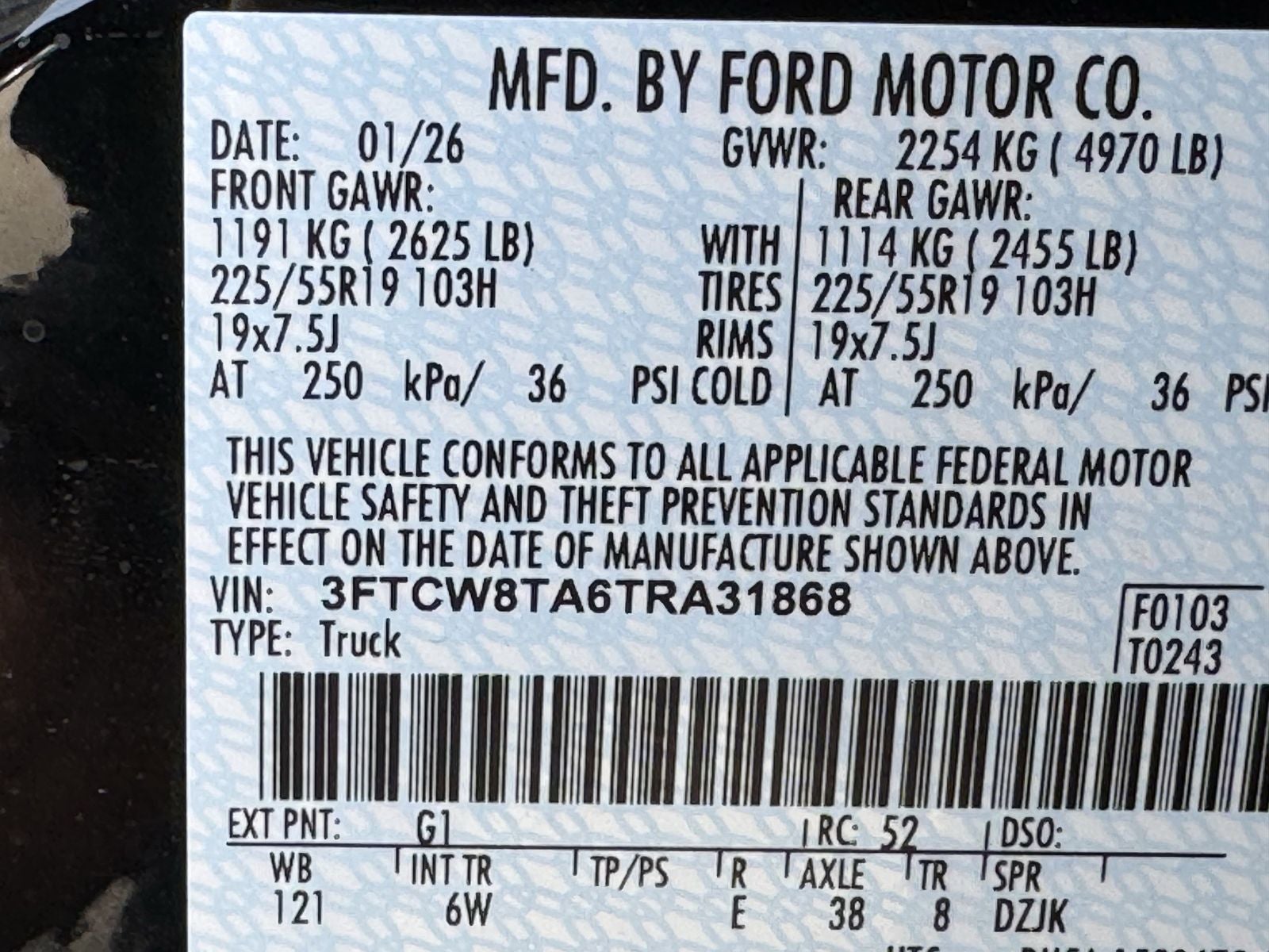 2026 Ford Maverick Lobo Standard
