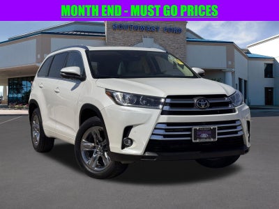 2019 Toyota Highlander Limited Platinum