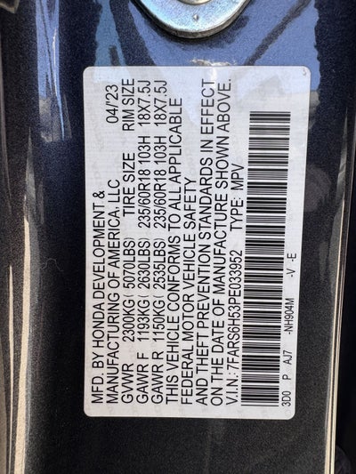 2023 Honda CR-V Hybrid Sport