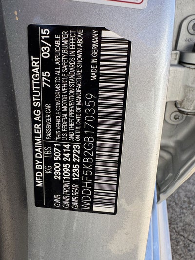 2016 Mercedes-Benz E-Class E 350