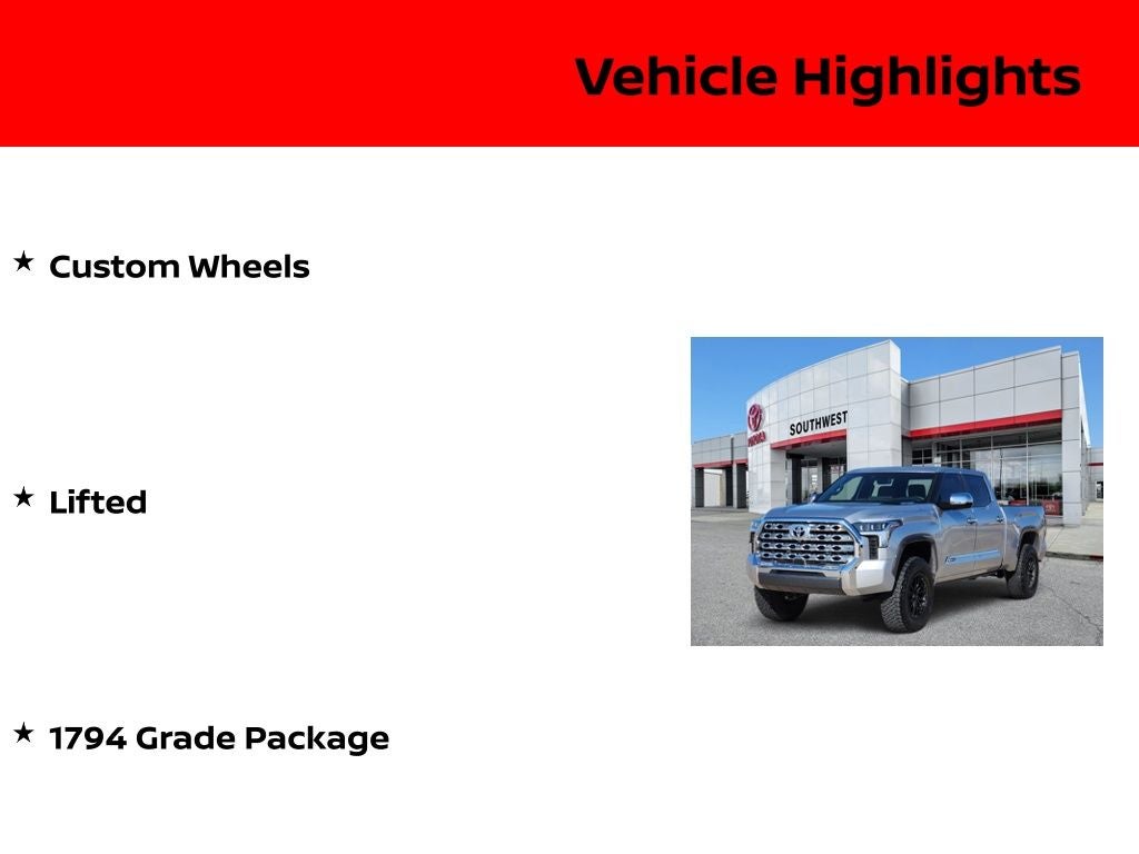 2024 Toyota Tundra Hybrid 1794 Edition