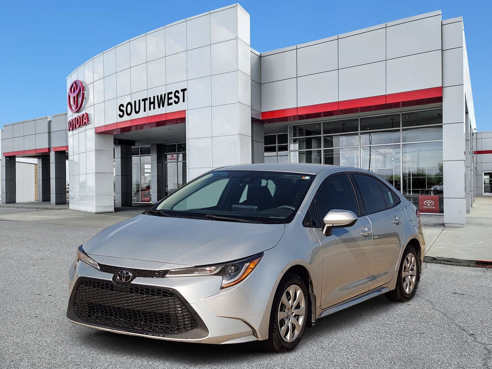 Used 2022 Toyota Corolla LE with VIN JTDEPMAE1N3023313 for sale in Weatherford, TX