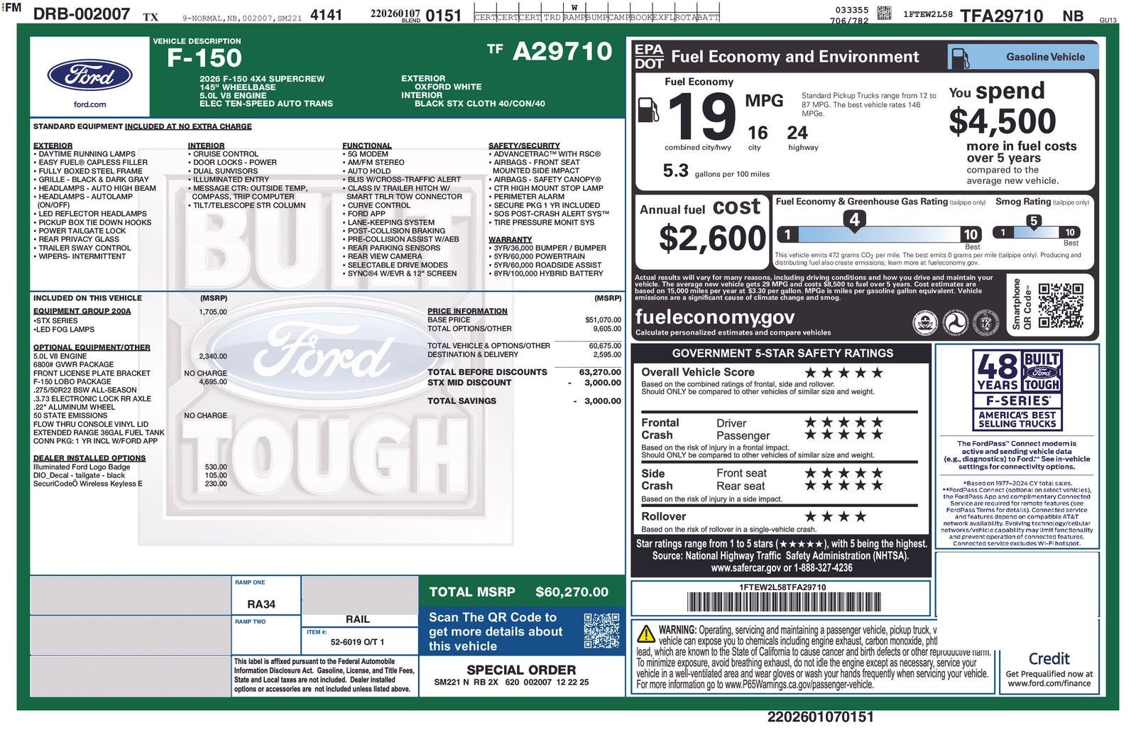 2026 Ford F-150 STX