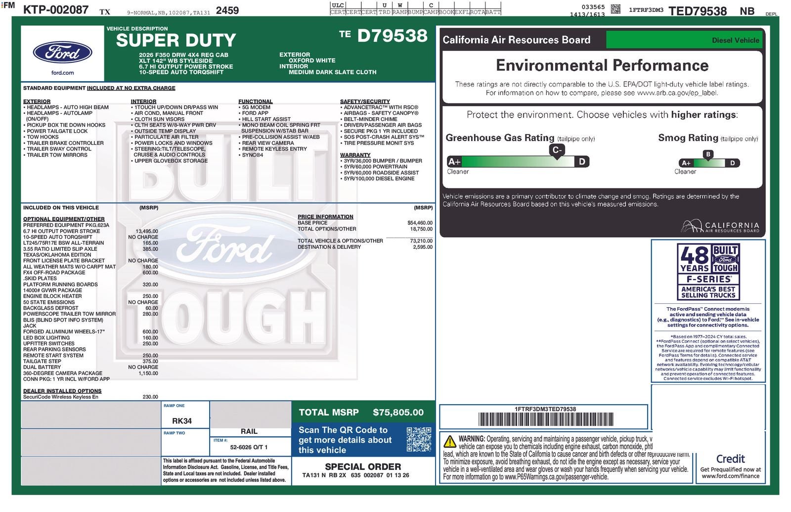 2026 Ford F-350SD XLT DRW