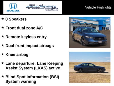 2026 Honda Accord SE
