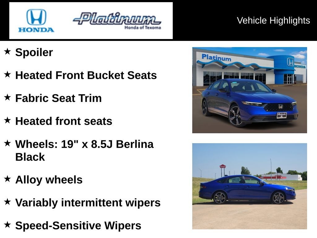 2026 Honda Accord Hybrid Sport