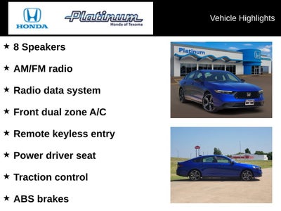 2026 Honda Accord Hybrid Sport