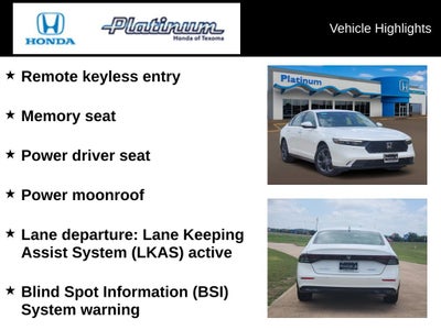 2026 Honda Accord Hybrid EX-L