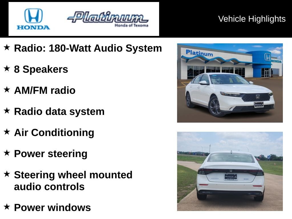 2026 Honda Accord Hybrid EX-L