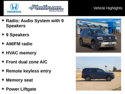 2026 Honda Passport RTL Towing
