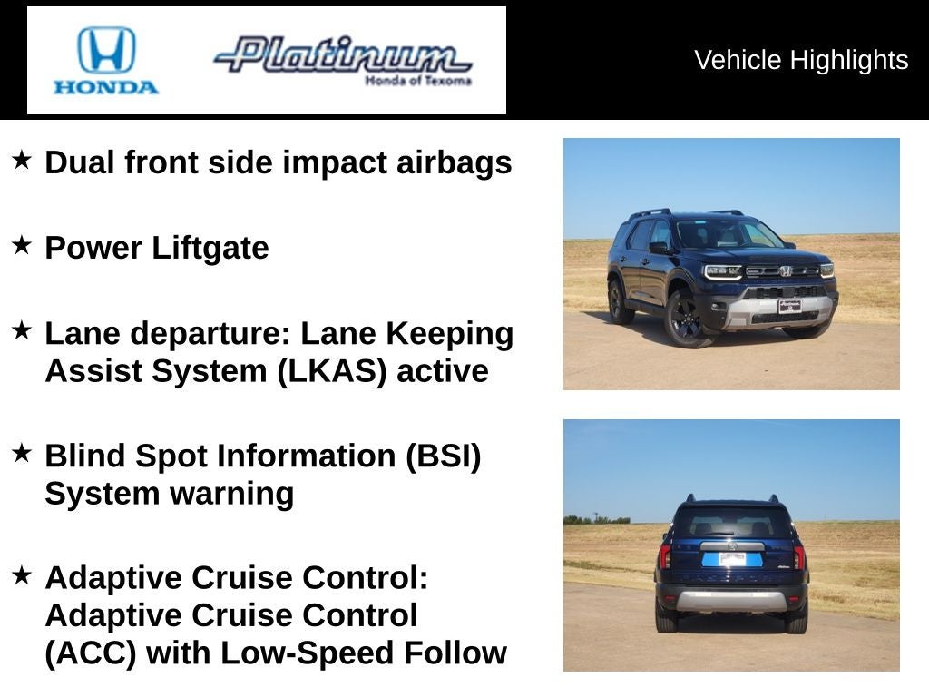 2026 Honda Passport RTL