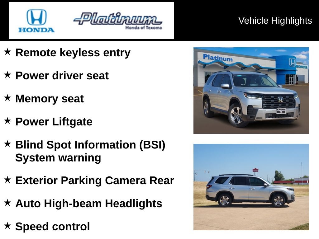 2026 Honda Pilot EX-L