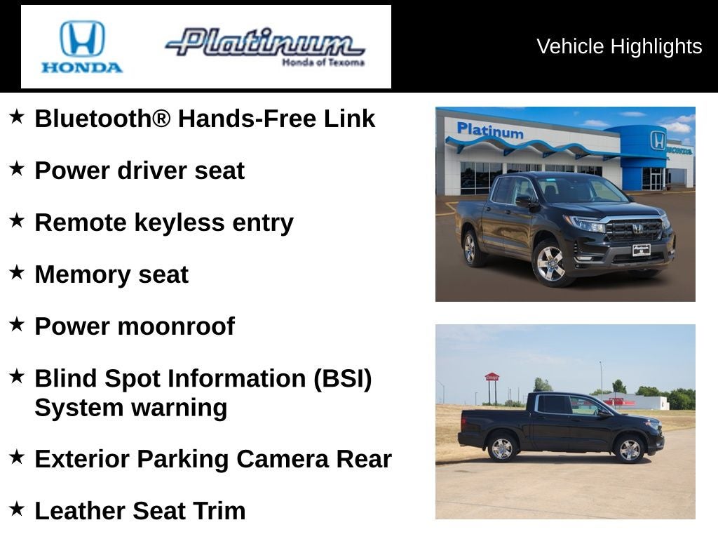 2026 Honda Ridgeline RTL
