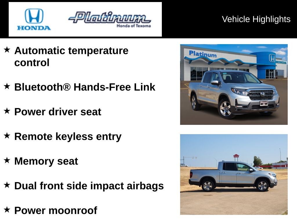 2026 Honda Ridgeline RTL
