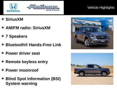 2026 Honda Ridgeline RTL