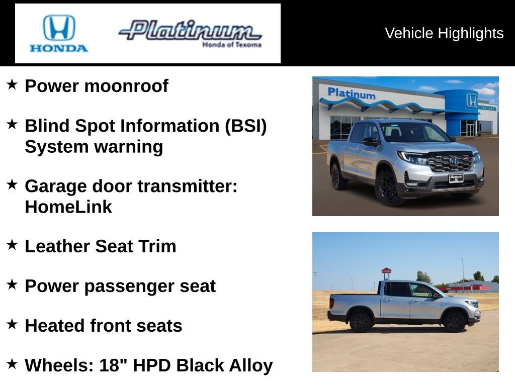 2026 Honda Ridgeline TrailSport+